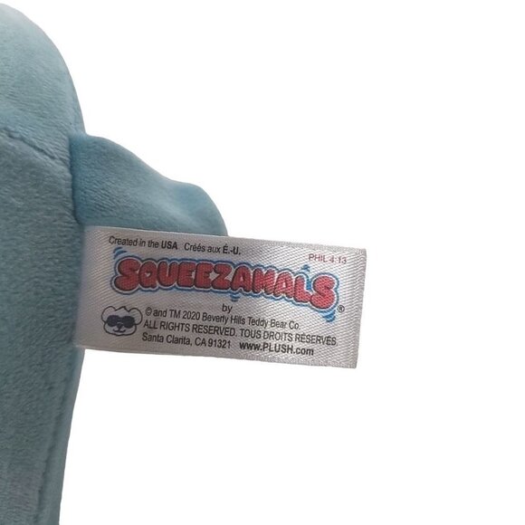 Squeezamals Blue Maisie Cat Squishy Plush Stuffed Animal 2020 7.25" - Picture 7 of 8